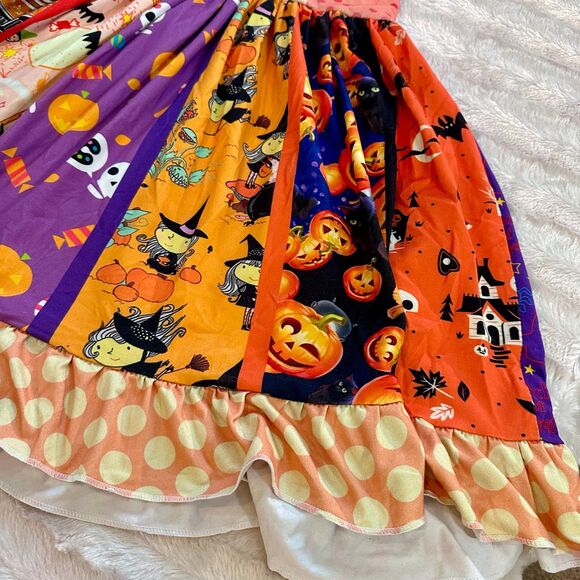 Halloween Twirl Dress Size 6-7T - Picture 4 of 8